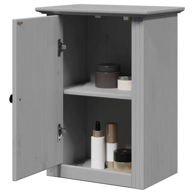 Berkfield Home Bathroom Wall Cabinet BODO Grey 44x30x60 cm - Size: 44 x 30 x 60 cm - image 1