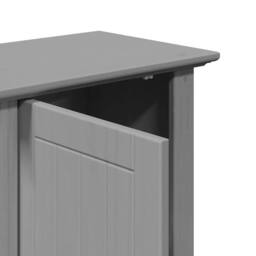Berkfield Home Bathroom Wall Cabinet BODO Grey 44x30x60 cm - Size: 44 x 30 x 60 cm - thumbnail 7