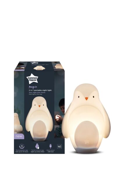 Tommee Tippee Penguin Night Light in Light Beige - image 1