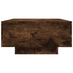 Berkfield Home Decorative Coffee Table Smoked Oak 90x60x31 cm Engineered Wood in Brown - Size: 90 x 60 x 31 cm - thumbnail 6