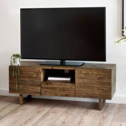 Cheshire Premium Glenmore Media Unit in Cashew in Beige - thumbnail 3