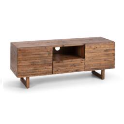 Cheshire Premium Glenmore Media Unit in Cashew in Beige