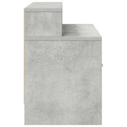 Berkfield Home Durable Bedside Cabinet with Drawer Concrete Grey 51x31x47 cm - Size: 51 x 31 x 47 cm - thumbnail 6