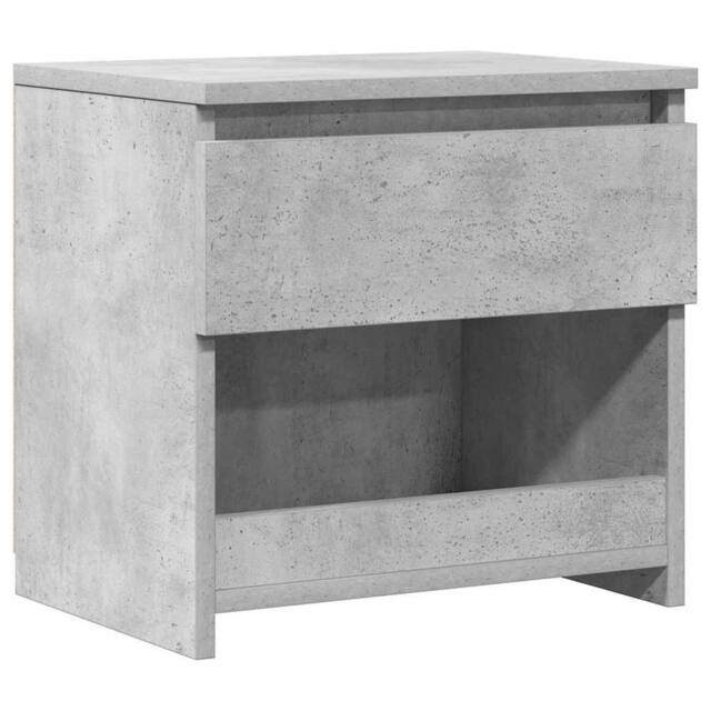Berkfield Home Bedside Cabinet Concrete Grey 40x30x39 cm Engineered Wood - Size: 40 x 30 x 39 cm - image 1