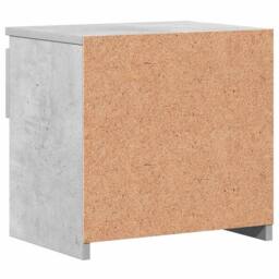 Berkfield Home Bedside Cabinet Concrete Grey 40x30x39 cm Engineered Wood - Size: 40 x 30 x 39 cm - thumbnail 7