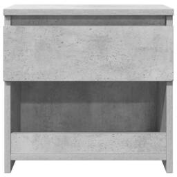 Berkfield Home Bedside Cabinet Concrete Grey 40x30x39 cm Engineered Wood - Size: 40 x 30 x 39 cm - thumbnail 5
