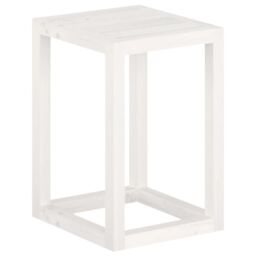 Berkfield Home 3 Piece Plant Stand Set White Solid Wood Pine - thumbnail 9