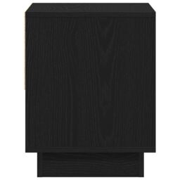 Berkfield Home Bedside Cabinet 2 pcs Black Oak 45x34x49 cm Engineered Wood - Size: 45 x 34 x 49 cm - thumbnail 8