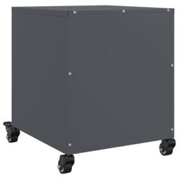 Berkfield Home Bedside Cabinets 2 pcs Anthracite 36x39x43.5 cm Steel in Charcoal - thumbnail 8