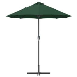 Berkfield Home Garden Parasol Green 380 x 196 x 235 cm Powder-coated steel - thumbnail 6
