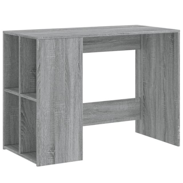 Berkfield Home Desk Grey Sonoma 102x50x75 cm Engineered Wood - Size: 102 x 50 x 75 cm - image 1