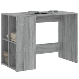 Berkfield Home Desk Grey Sonoma 102x50x75 cm Engineered Wood - Size: 102 x 50 x 75 cm - thumbnail 3