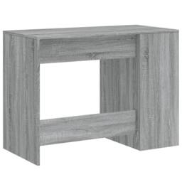 Berkfield Home Desk Grey Sonoma 102x50x75 cm Engineered Wood - Size: 102 x 50 x 75 cm - thumbnail 6