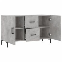 Berkfield Home Sideboard Concrete Grey 100x36x60 cm Engineered Wood - Size: 100 x 36 x 60 cm - thumbnail 5