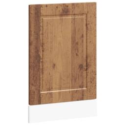 Berkfield Home Dishwasher Panel Porto Old Wood 45x1, 5x67 cm Engineered Wood in Brown - thumbnail 2