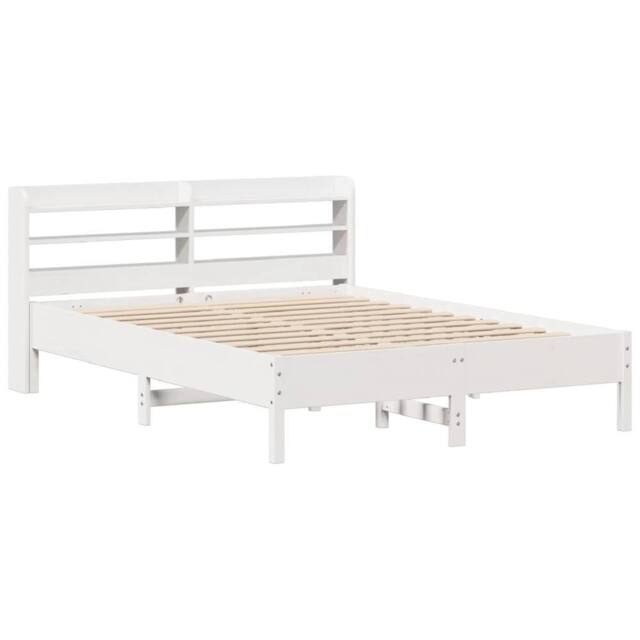 Berkfield Home Decorative Bed Frame without Mattress White 150x200 cm King Size - image 1
