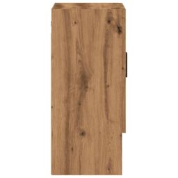 Berkfield Home Wall Cabinet Artisan Oak 60x31x70 cm Engineered Wood in Brown - Size: 60 x 31 x 70 cm - thumbnail 5