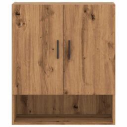Berkfield Home Wall Cabinet Artisan Oak 60x31x70 cm Engineered Wood in Brown - Size: 60 x 31 x 70 cm - thumbnail 4