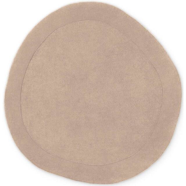 THE RUGS Villeroy & Boch 1812 Wool Rug & Runner Round Wool Rug in Beige - Size: 160 cm diameter - image 1