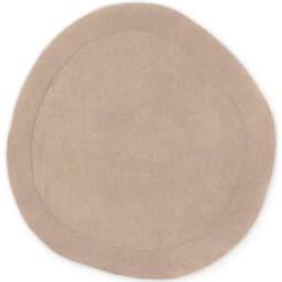 THE RUGS Villeroy & Boch 1812 Wool Rug & Runner Round Wool Rug in Beige - Size: 160 cm diameter - thumbnail 1