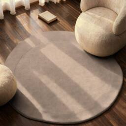 THE RUGS Villeroy & Boch 1812 Wool Rug & Runner Round Wool Rug in Beige - Size: 160 cm diameter - thumbnail 8