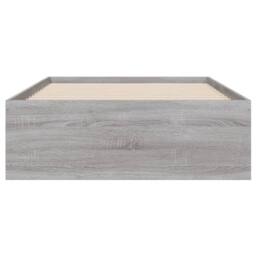 Berkfield Home Modern Bed Frame with Drawers without Mattress Grey Sonoma 90x190 - Size: Single - thumbnail 6