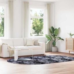 Berkfield Home Shaggy Rug High Pile NAVARRA Dark Grey 300x200 cm Polyester - Size: Medium - thumbnail 1