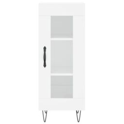 Berkfield Home Sideboard White 34.5x34x90 cm Engineered Wood - thumbnail 5