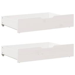 Berkfield Home Bed Frame without Mattress White 180x200 cm Super King Solid Wood Pine - thumbnail 6