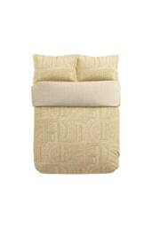 Harlequin 'Frescoes' Cotton Duvet Cover Set in Olive - Size: Single - thumbnail 4
