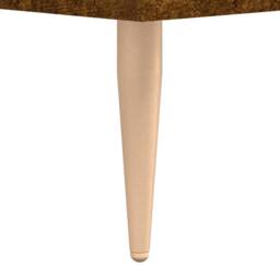 Berkfield Home Shoe Bench Smoked Oak 102x35x55 cm Engineered Wood in Brown - Size: 102 x 35 x 55 cm - thumbnail 9