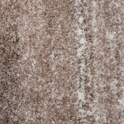 Kukoon Soft Shaggy Rugs Deep Pile Fluffy Beige Stripe Bedroom Carpet Mat - Size: 120 cm x 170 cm - thumbnail 5
