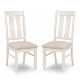 Cheshire Fairford Premium Dining Chairs - Set of 2 in Ivory - thumbnail 1