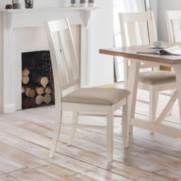 Cheshire Fairford Premium Dining Chairs - Set of 2 in Ivory - thumbnail 4