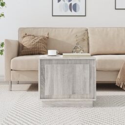 Berkfield Home Coffee Table Grey Sonoma 51x50x44 cm Engineered Wood - Size: 51 x 50 x 44 cm - thumbnail 1