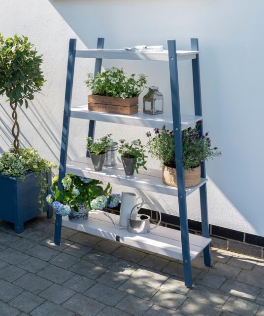 Norfolk Leisure Lifestyle Verdi Plant Shelf in Dark Blue - image 1
