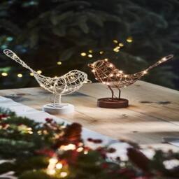 Hinsinc Table Light - Copper/Brown, Gold or White - Battery - thumbnail 2