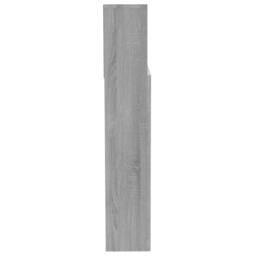 Berkfield Home Headboard Cabinet Grey Sonoma 200x19x103.5 cm - thumbnail 4