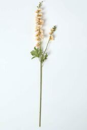 Homescapes Peach Stock Flower Spray Single Stem 87 cm in Orange - thumbnail 4