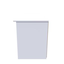 Ready Assembled 2 U Trent 1 Drawer TV & Media Unit (Ready Assembled) in White - thumbnail 2