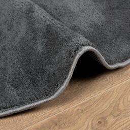 Berkfield Home Rug OVIEDO Short Pile Anthracite √ò 200 cm in Black - Size: Medium - thumbnail 6