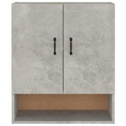 Berkfield Home Wall Cabinet Concrete Grey 60x31x70 cm Engineered Wood - Size: 60 x 31 x 70 cm - thumbnail 5