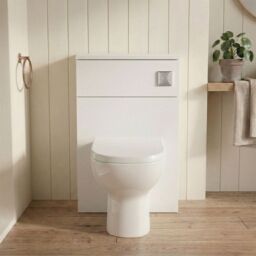 Balterley Contemporary Compact WC Toilet Unit 500mm - Gloss White - thumbnail 8