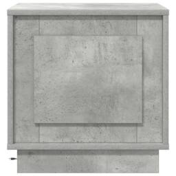Berkfield Home Bedside Cabinets with LED Lights 2 pcs Concrete Grey 44x34, 5x45 cm - thumbnail 8