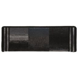 Berkfield Home Stair Mats Self-adhesive 5 pcs 65x21x4 cm Black & Grey - Size: Medium - thumbnail 4