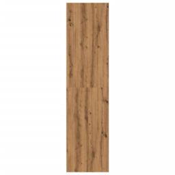 Berkfield Home Wardrobe Artisian Oak 80x50x200 cm Engineered Wood in Brown - Size: 80 x 50 x 200 cm - thumbnail 5