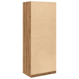 Berkfield Home Wardrobe Artisian Oak 80x50x200 cm Engineered Wood in Brown - Size: 80 x 50 x 200 cm - thumbnail 6