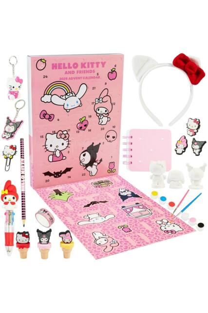 Hello Kitty Advent Calendar Christmas Gift in Pink - image 1