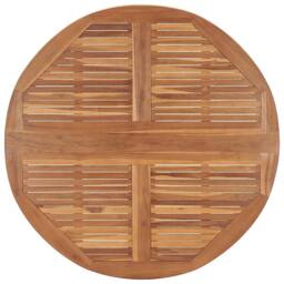 Berkfield Home Beautiful 5 Piece Folding Outdoor Dining Set Solid Wood Teak in Brown - thumbnail 5