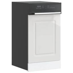 Berkfield Home Decorative Dishwasher Panel¬†Kalmar¬†High Gloss White¬†45x1.5x67 in White - thumbnail 2